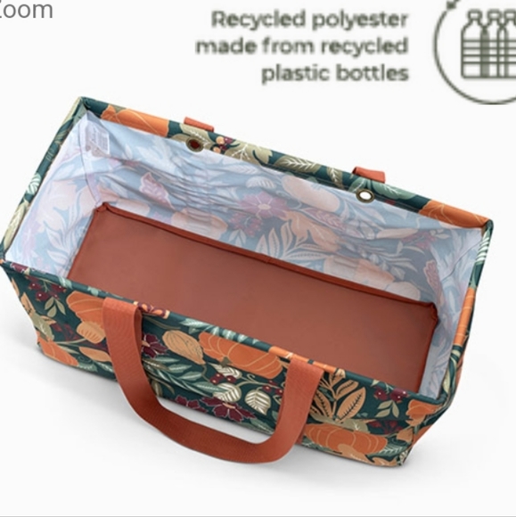 Thirty-one large utility tote: pumpkin floral - Picture 5 of 5